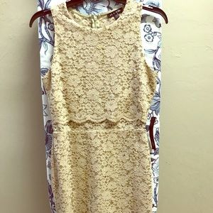 NWT as u wish gold sequin bodycon cocktail dress